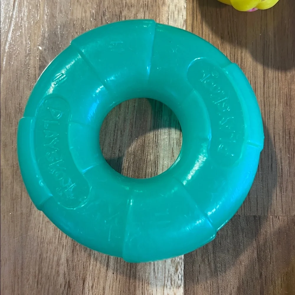 Vintage Playskool Dog and Boat Stacking Tub Toy